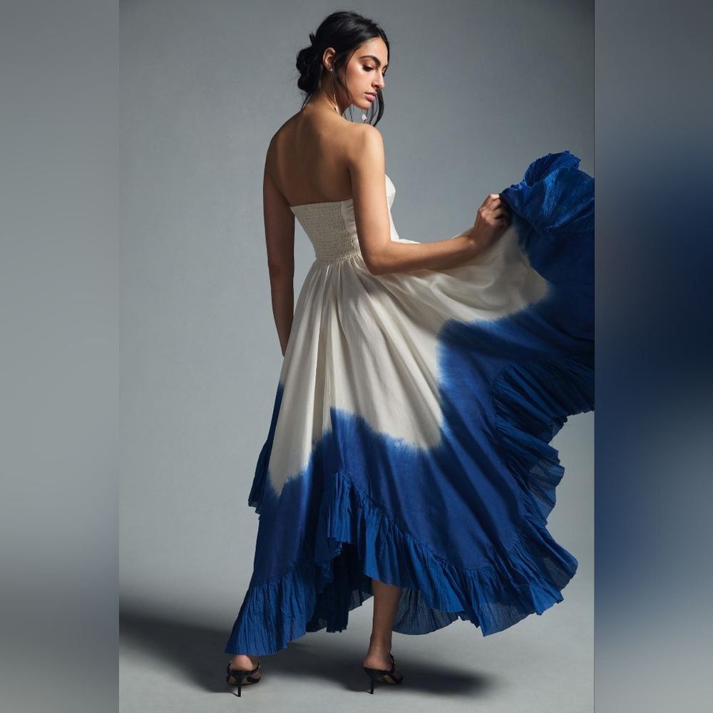 Anthropologie Samant Chahaun Ombre Maxi Dress